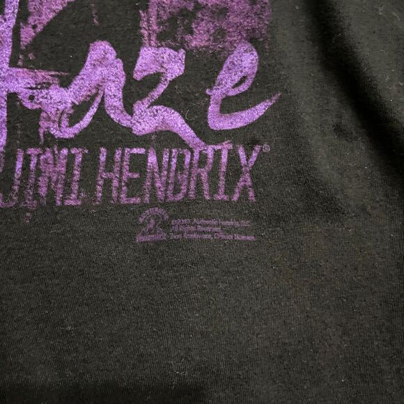 Authentic Hendrix Jimi Hendrix Purple Haze Black T-Shirt Unisex Size Medium - Picture 4 of 8